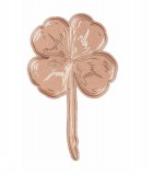 CD Die - Großes Kleeblatt mit Prägung