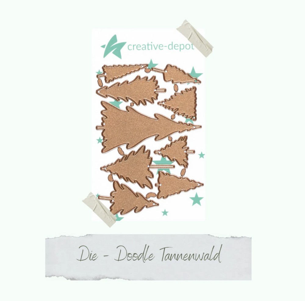 CD Die - Doodle Tannenwald