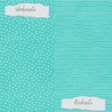 CD Basic - Sommertürkis - Doodle Dächer und Streif CD Basic - Sommertürkis - Doodle Dächer und Streif