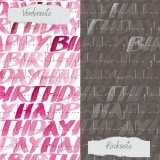 CD Designpapier - Happy Birthday