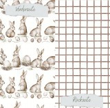 CD Designpapier - Hasenreihe 30,5x30,5 cm