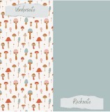 CD Designpapier - Pilze 30,5x30,5 cm