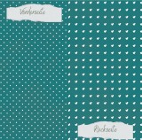 CD Designpapier - Basic - Smaragd Pünktchen und He