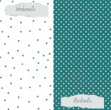 CD Designpapier - Basic - Smaragd Tupfen und Stern