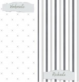 CD Designpapier - Basic - Dunkelgrau Blümchen und