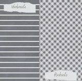 CD Designpapier - Basic - Dunkelgrau Breite Linien