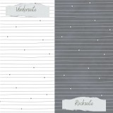 CD Designpapier - Basic - Dunkelgrau Doodle Linien