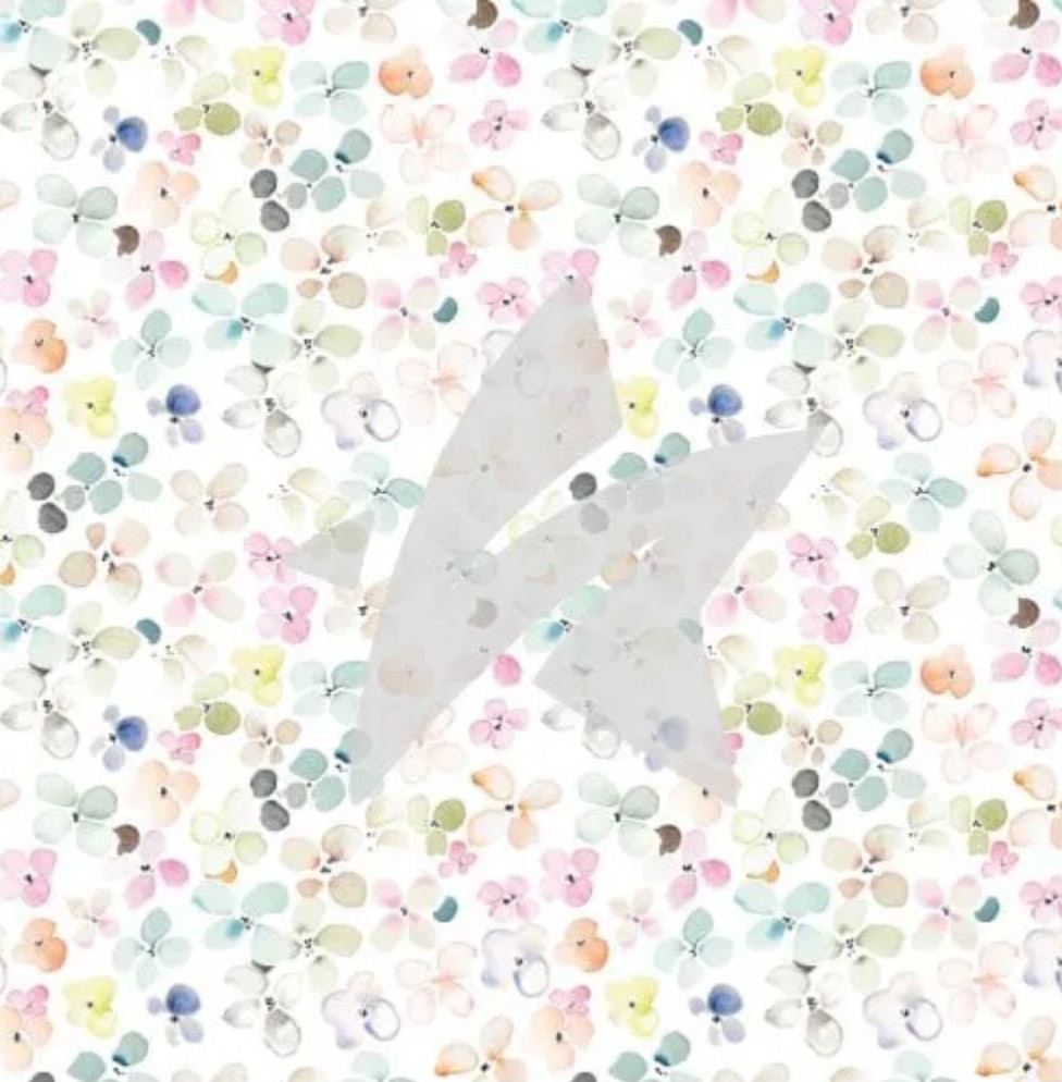 CD Designpapier - Einfache Frühlingsblüten