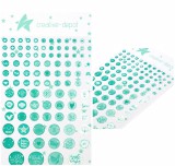 CD Enamel Dots - Motive - Sommertürkis