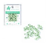 CD Eyelets - seeglass matt - 40 Stück