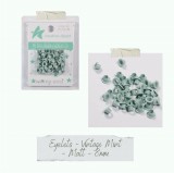 CD Eyelets - vintage mint matt - 40 Stück