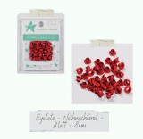 CD Eyelets - Weihnachtsrot matt - 40 Stück CD Eyelets - Weihnachtsrot matt - 40 Stück