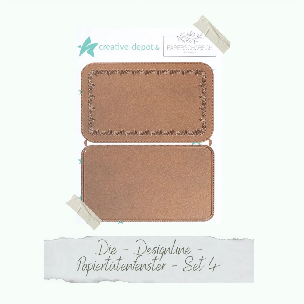 CD Die - Desingline - Papiertüten Fenster Set 4