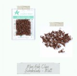 CD Mini Fish Clip - schokolade matt - 50 Stück CD Mini Fish Clip - schokolade matt - 50 Stück