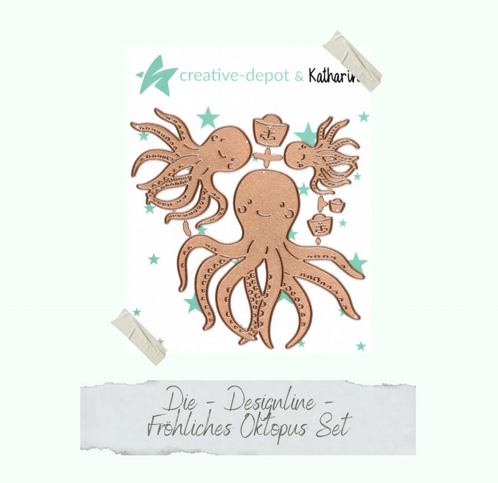 CD Die - Designline - fröhliches Oktopus Set