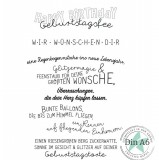 CD Stempelset - Kartentext - Geburtstagsfee