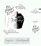 CD Stempelset - Designline Geburtstagsmuffin