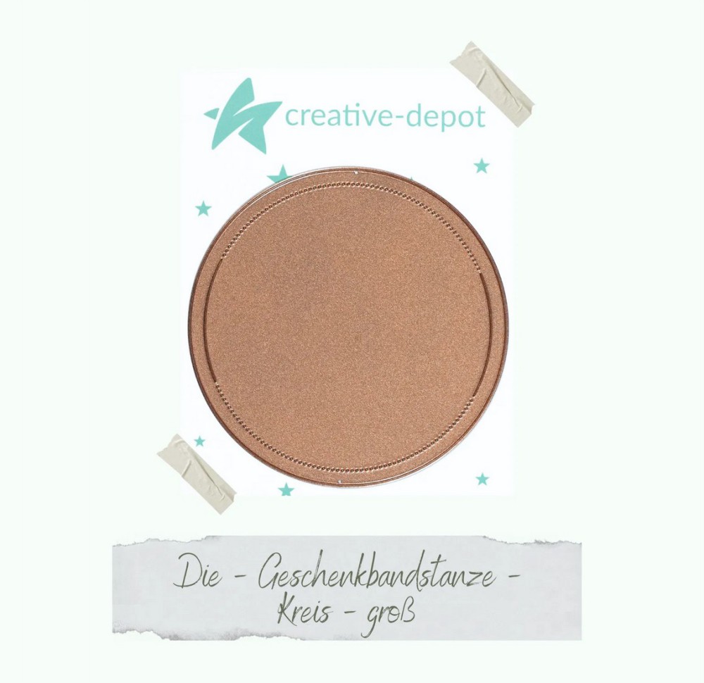 CD Die - Basic - Geschenkbandstanze - Kreis - Groß