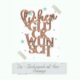 CD Die - Glückwunsch mit Herz - Anhänger