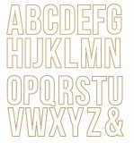 CD Bundle - Großes Alphabet mit feinem Rahmen