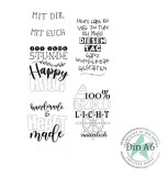 CD Stempelset - Handmade is heartmade