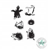 CD Stempelset - Heikes Welt - Igel und Co.