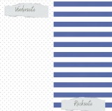 CD Basic - Jeansblau - gepunktet und breite Streif