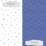 CD Basic - Jeansblau - Doodle Herzen und Sprenkel