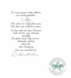 CD Stempelset - Kartentext Du bist nicht allein