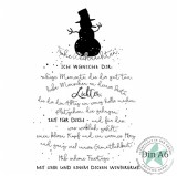 CD Stempelset - Kartentext Weihnachtsgrüße