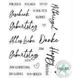 CD Stempelset - Kartentexte Geburtstag CD Stempelset - Kartentexte Geburtstag
