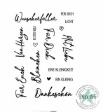 CD Stempelset - Designline - Kartentexte Wunscherf