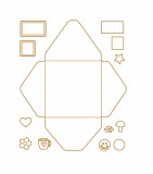 CD Die - kleiner quadratischer Umschlag