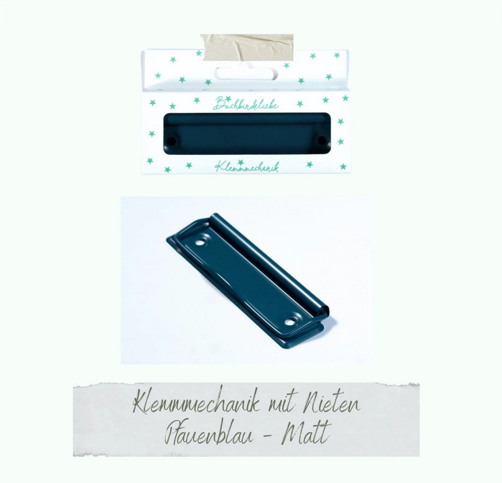 CD Klemmmechaniken - pfauenblau matt - 3 Stück