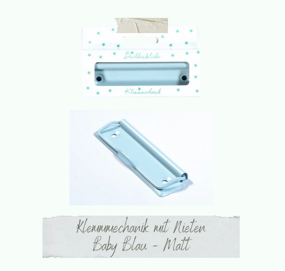 CD Klemmmechaniken - babyblau matt - 3 Stück mit