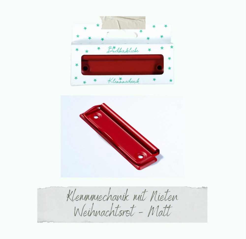 CD Klemmmechaniken - weihnachtsrot matt - 3 Stück
