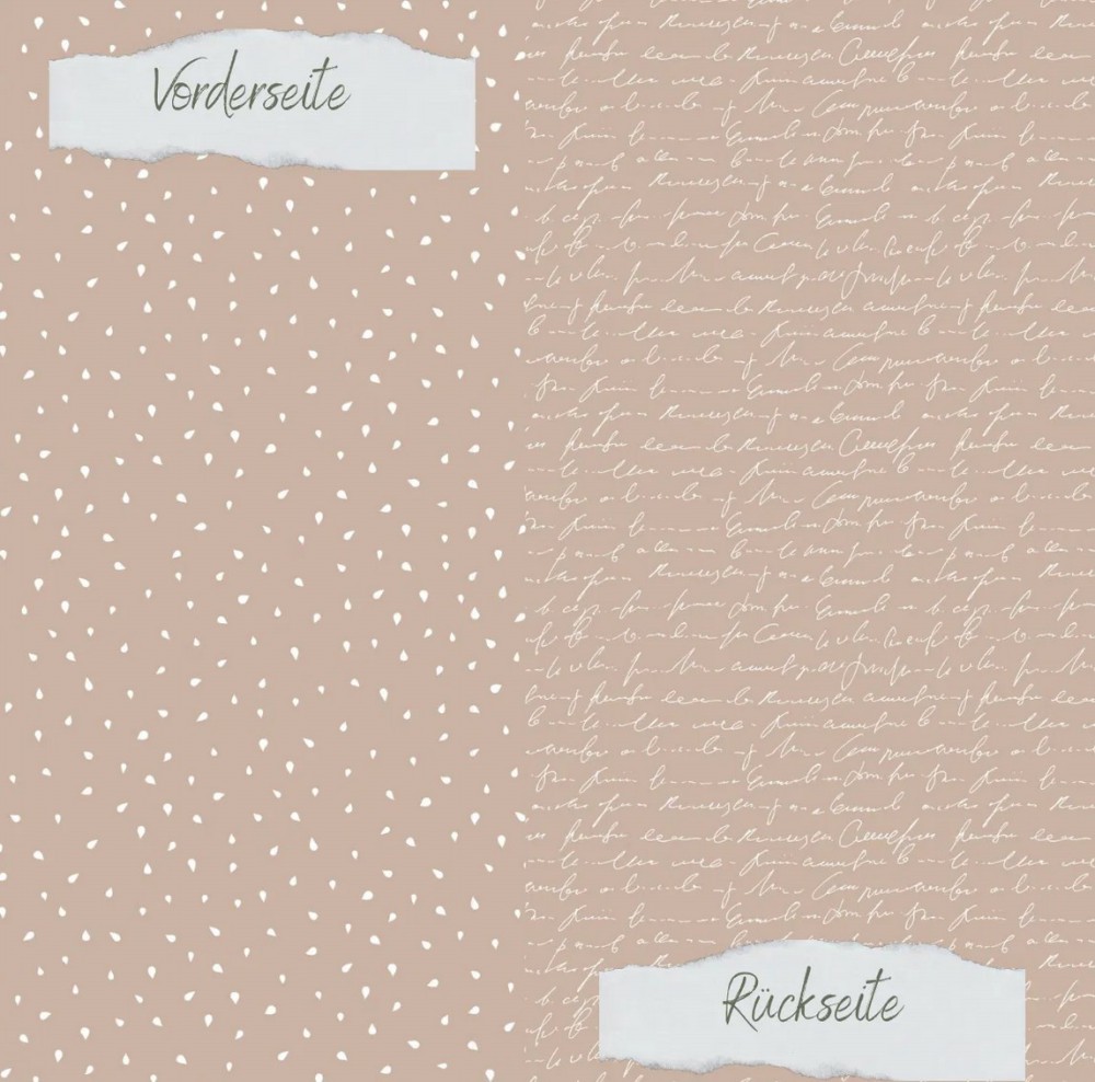 CD Designpapier Basic - Latte - Apfelkernchen und