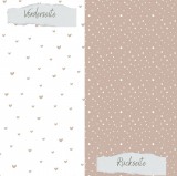 CD Designpapier Basic - Latte - Doodle Herzen und CD Designpapier Basic - Latte - Doodle Herzen und