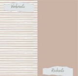 CD Basic - Latte - Streifen und Uni