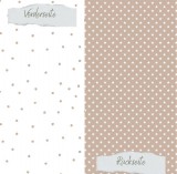 CD Designpapier Basic - Latte - Tupfen und Sternch CD Designpapier Basic - Latte - Tupfen und Sternch
