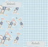 CD Designpapier - Designline - Laufenten blau