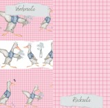 CD Designpapier - Designline - Laufenten pink