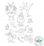 CD Stempelset - lustige Ostergesellen