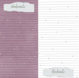 CD Designpapier Basic - Malve - Doodle Linien mit
