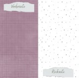 CD Designpapier Basic - Malve - Doodle Gitter und