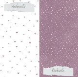 CD Designpapier Basic - Malve - Doodle Herzen und