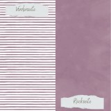 CD Designpapier Basic - Malve - Streifen und Uni