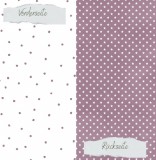 CD Designpapier Basic - Malve - Tupfen und Sternch