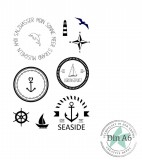 CD Stempelset - Maritime Kreise