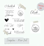 CD Stempelset - Designlinie Meer-Zeit